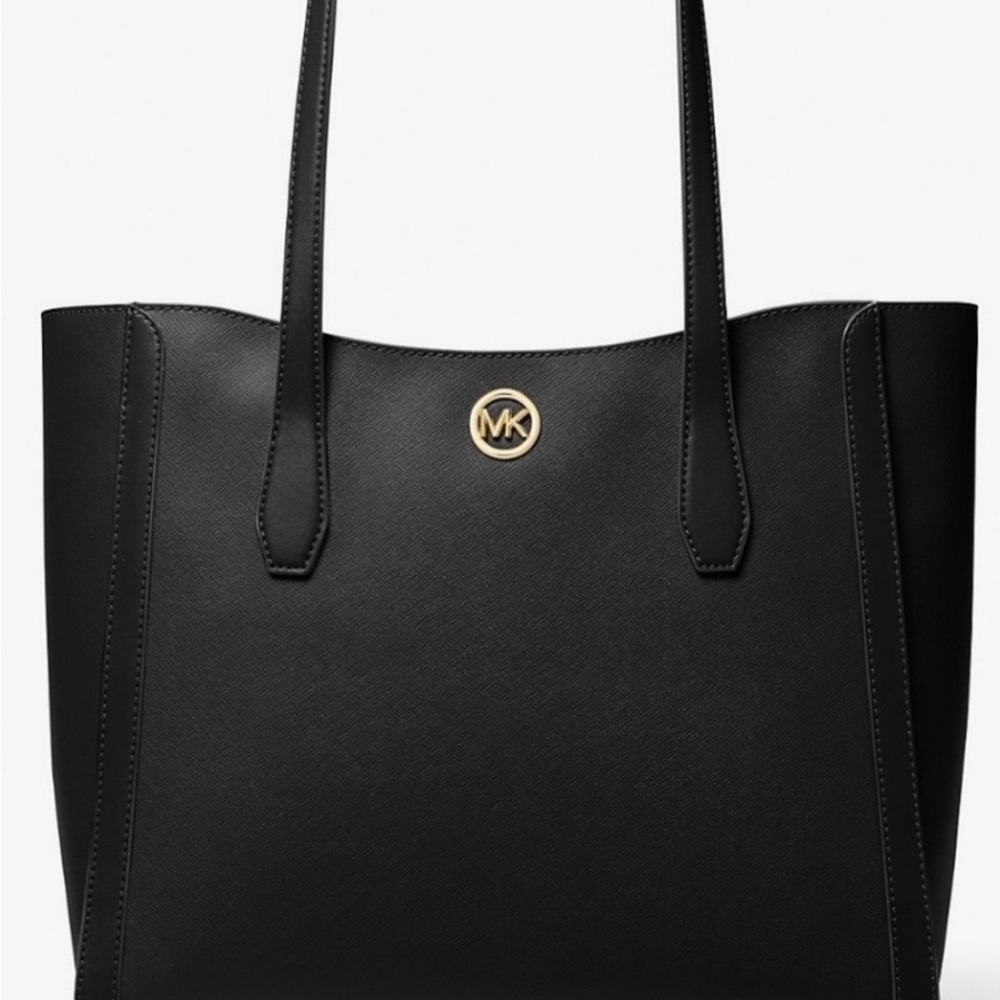 Michael Kors Black Leather Tote